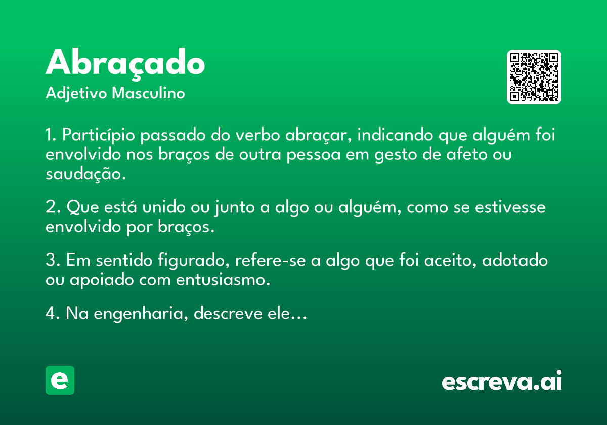 abraçado