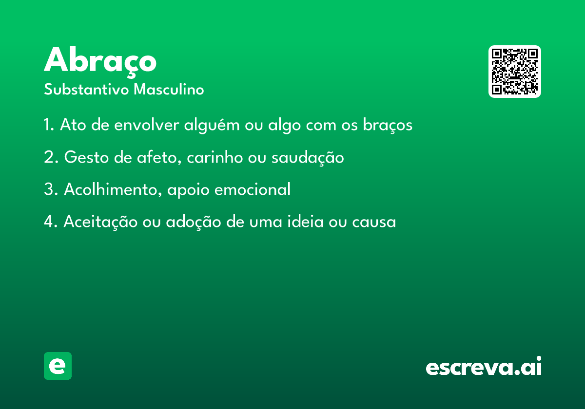 abraço