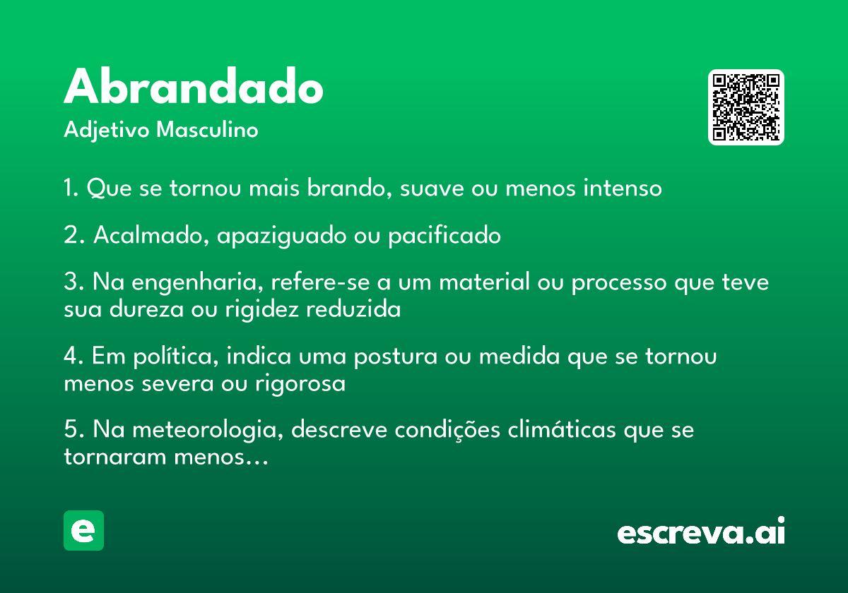 abrandado