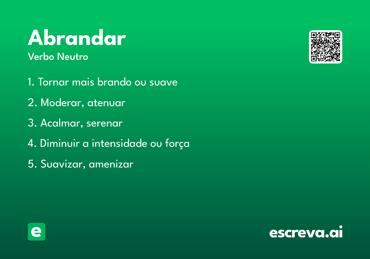 abrandar
