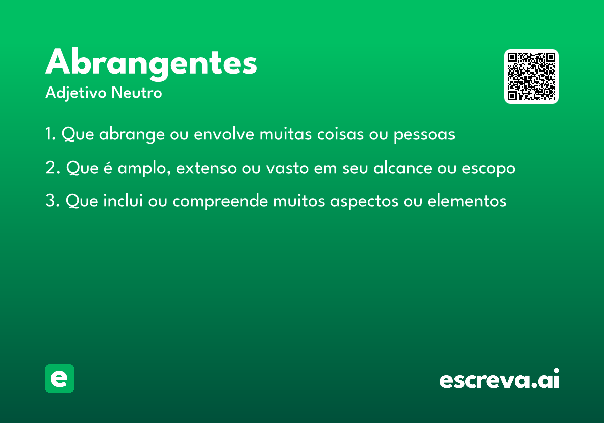 abrangentes
