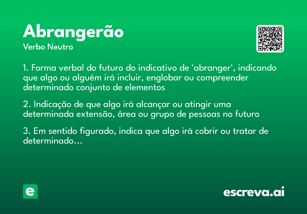 abrangerão