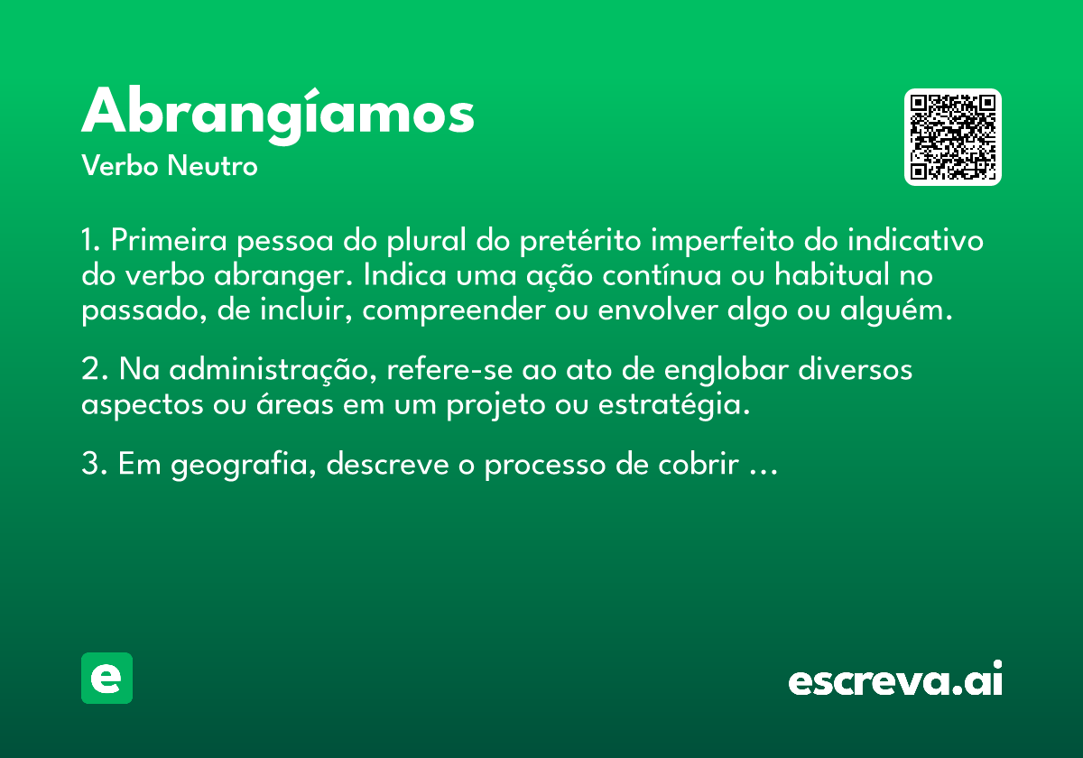 abrangíamos