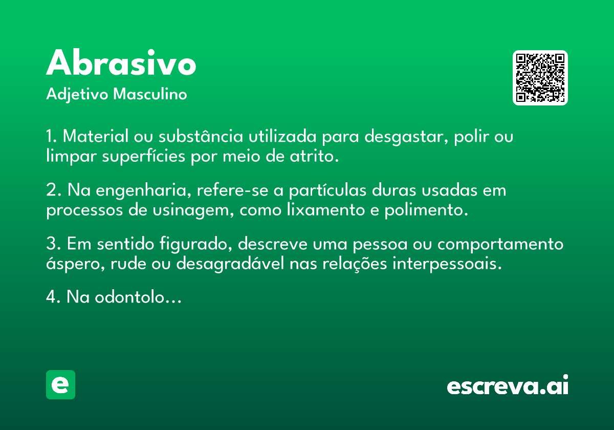 abrasivo