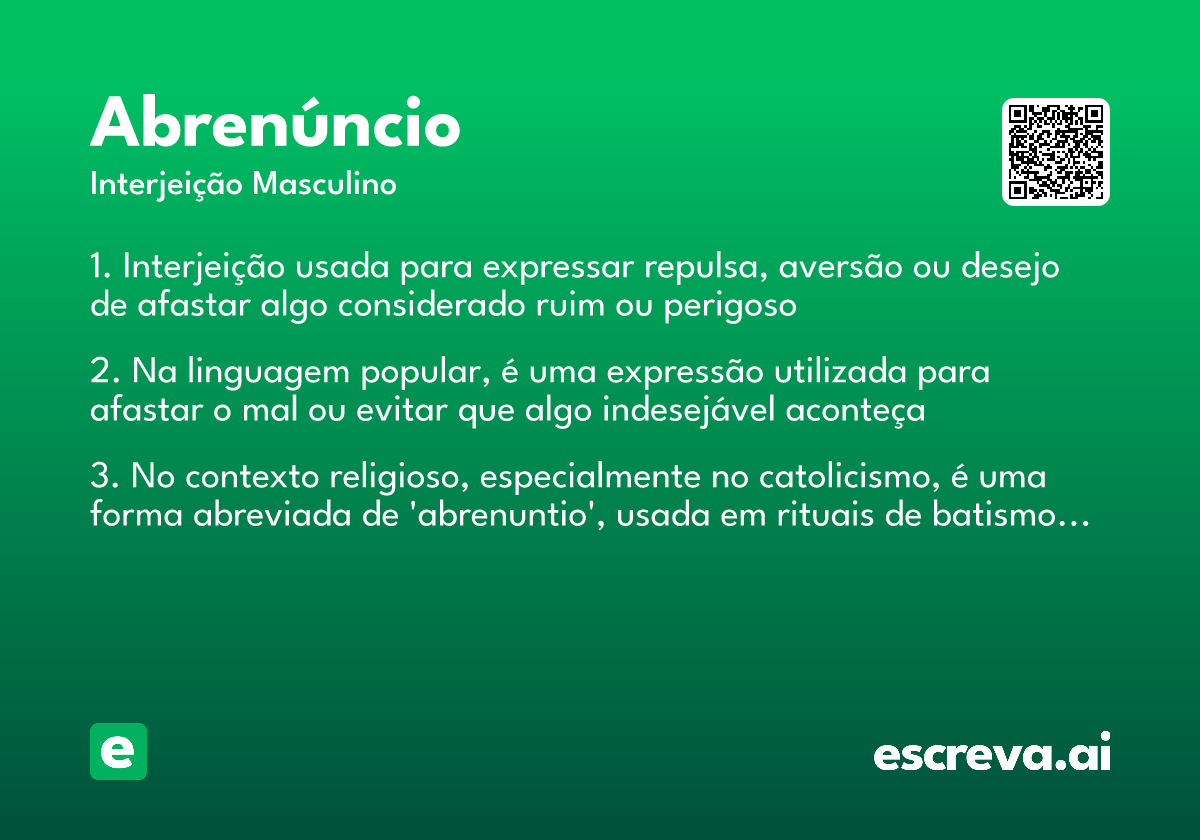 abrenúncio