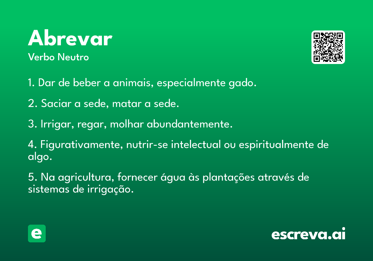 abrevar