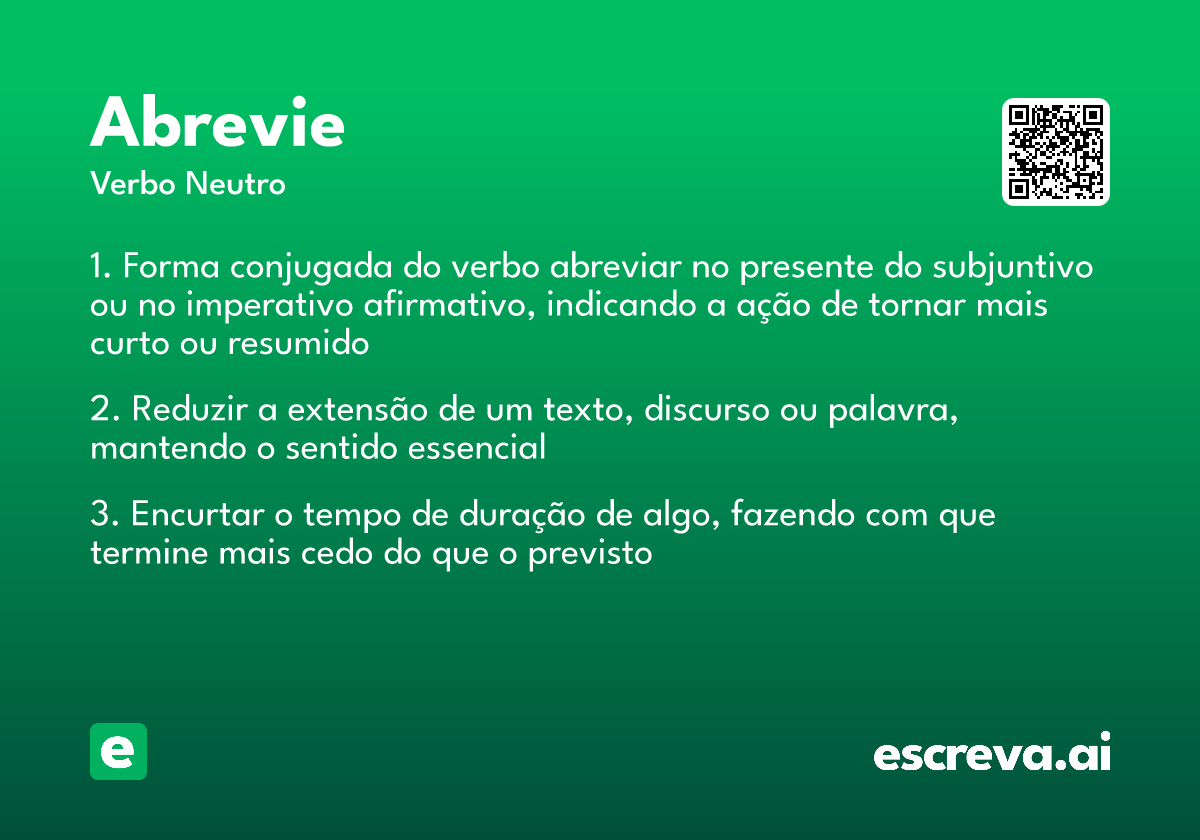 abrevie