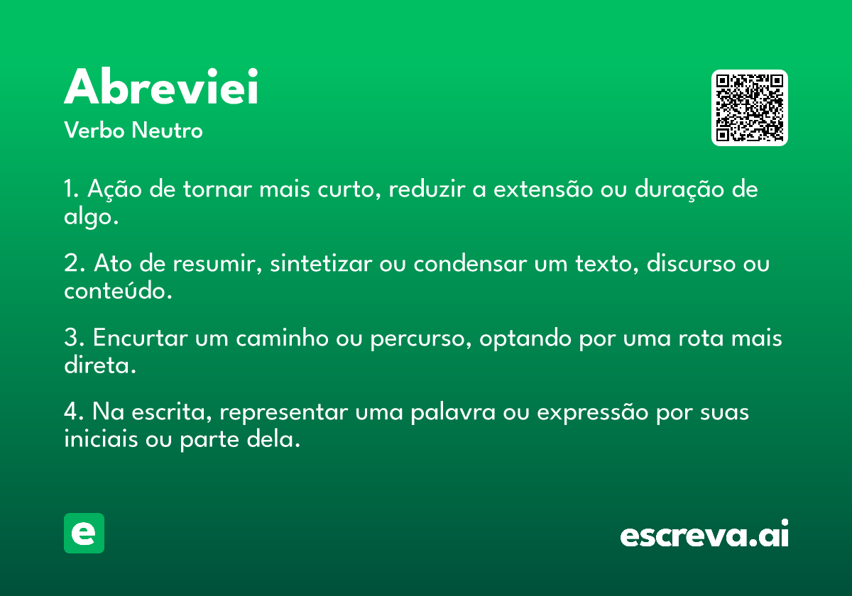 abreviei