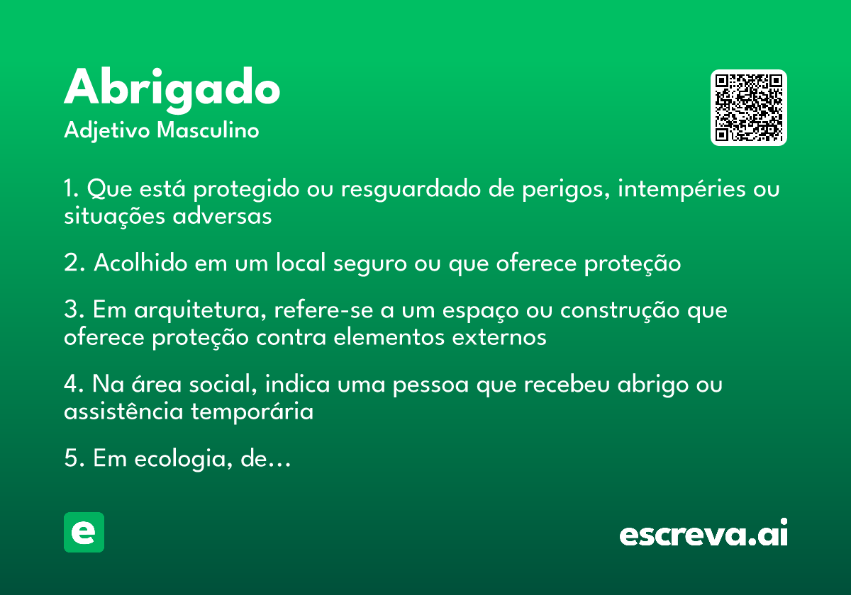 abrigado