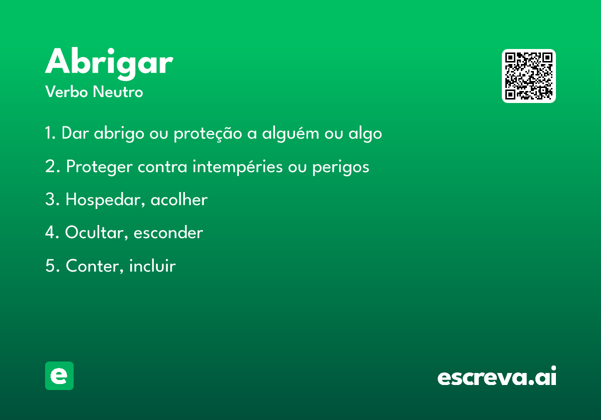abrigar