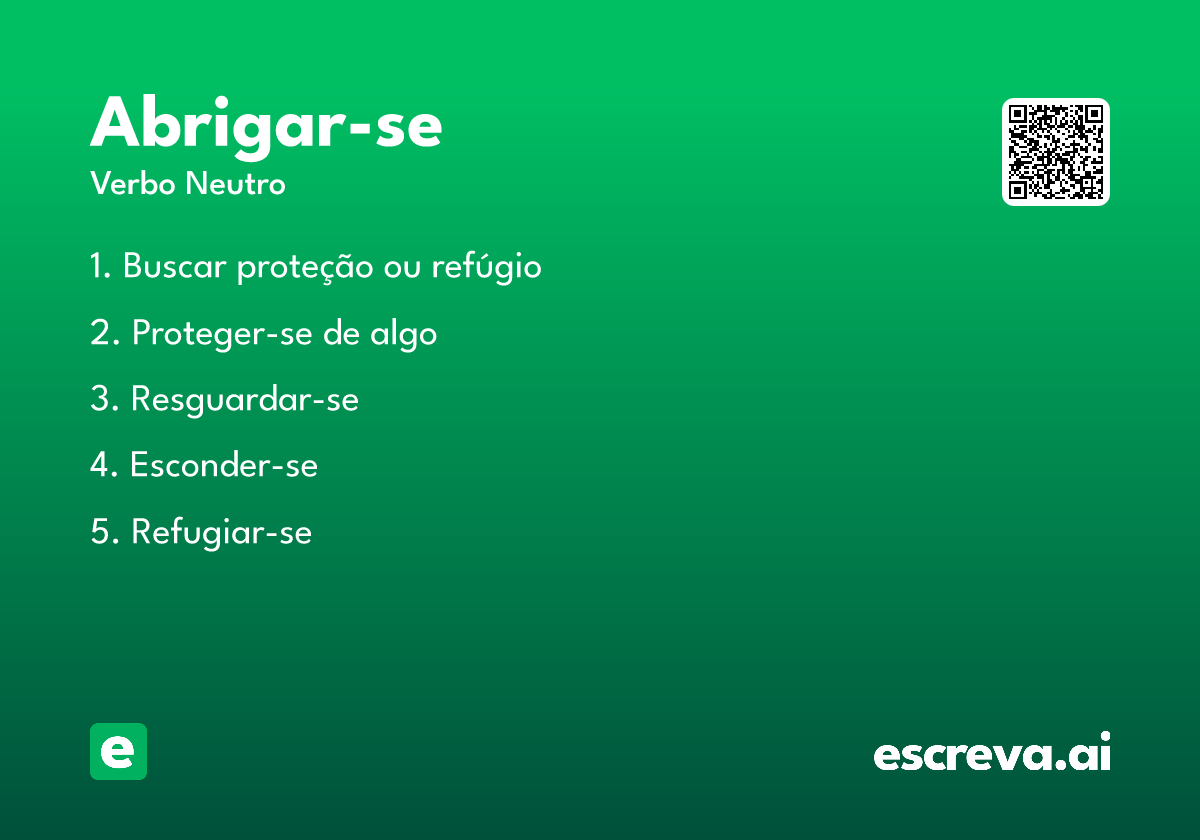 abrigar-se