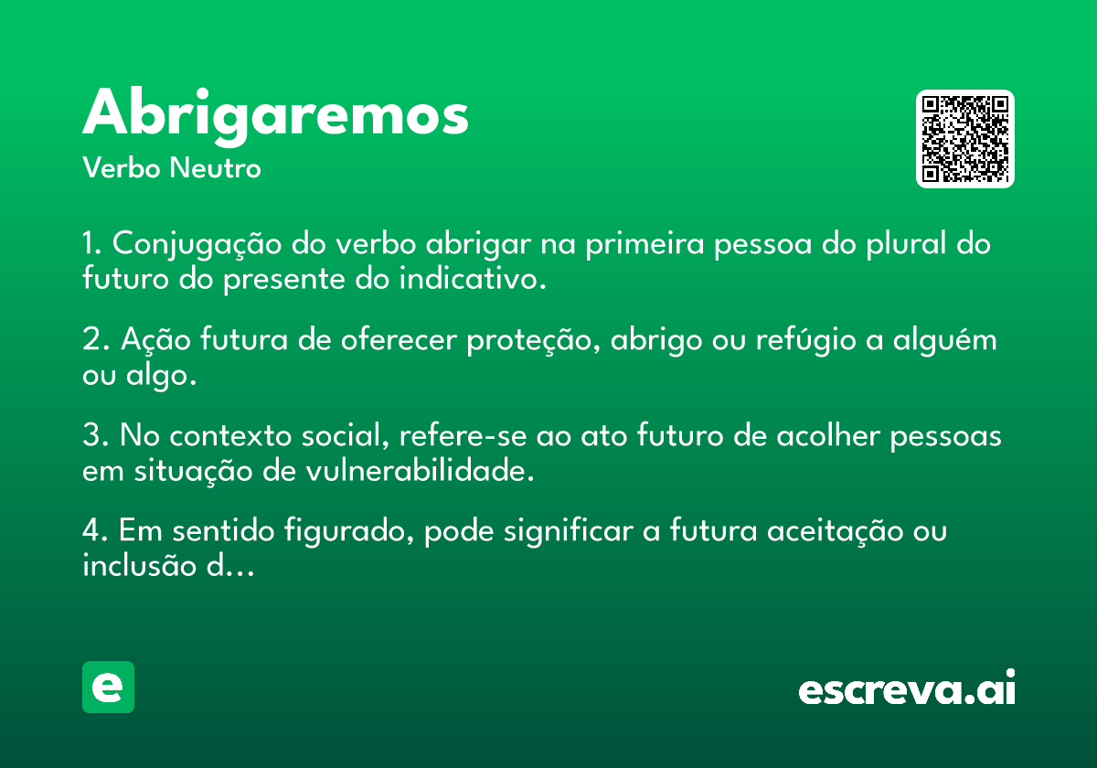 abrigaremos