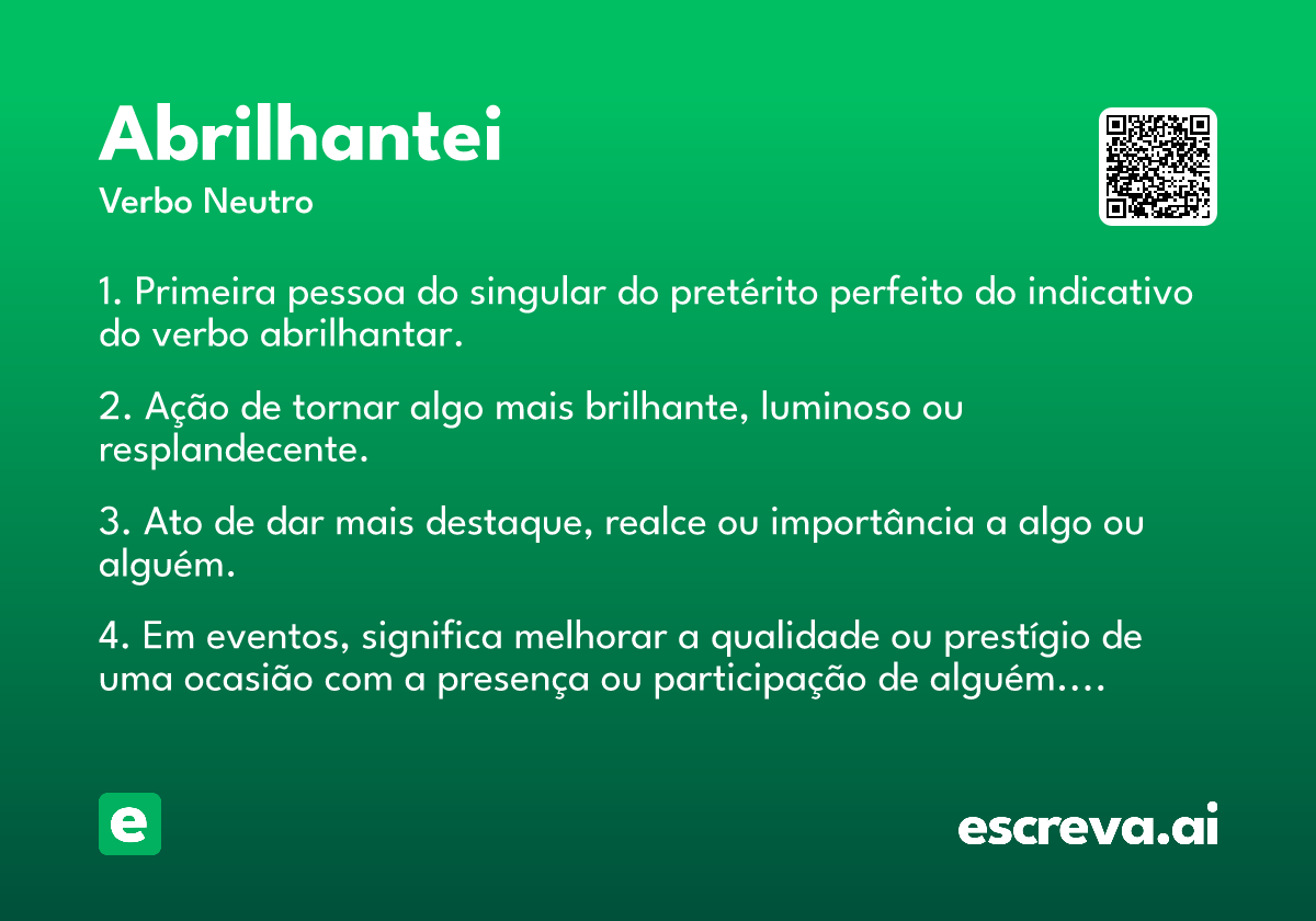 abrilhantei