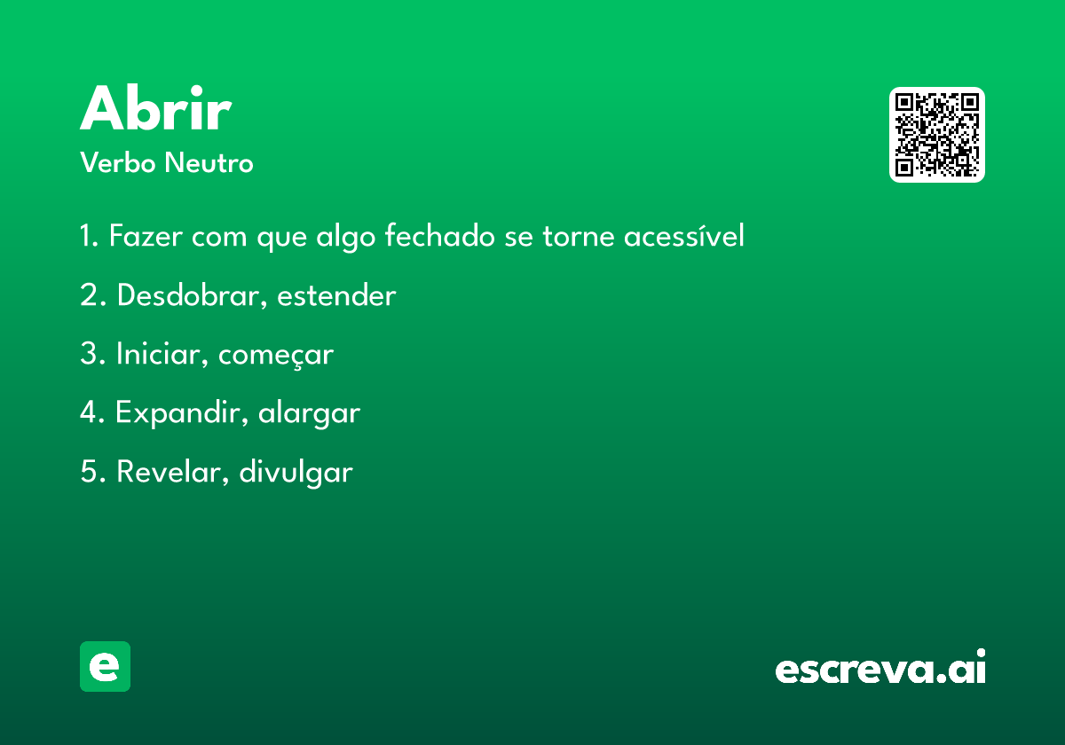 abrir