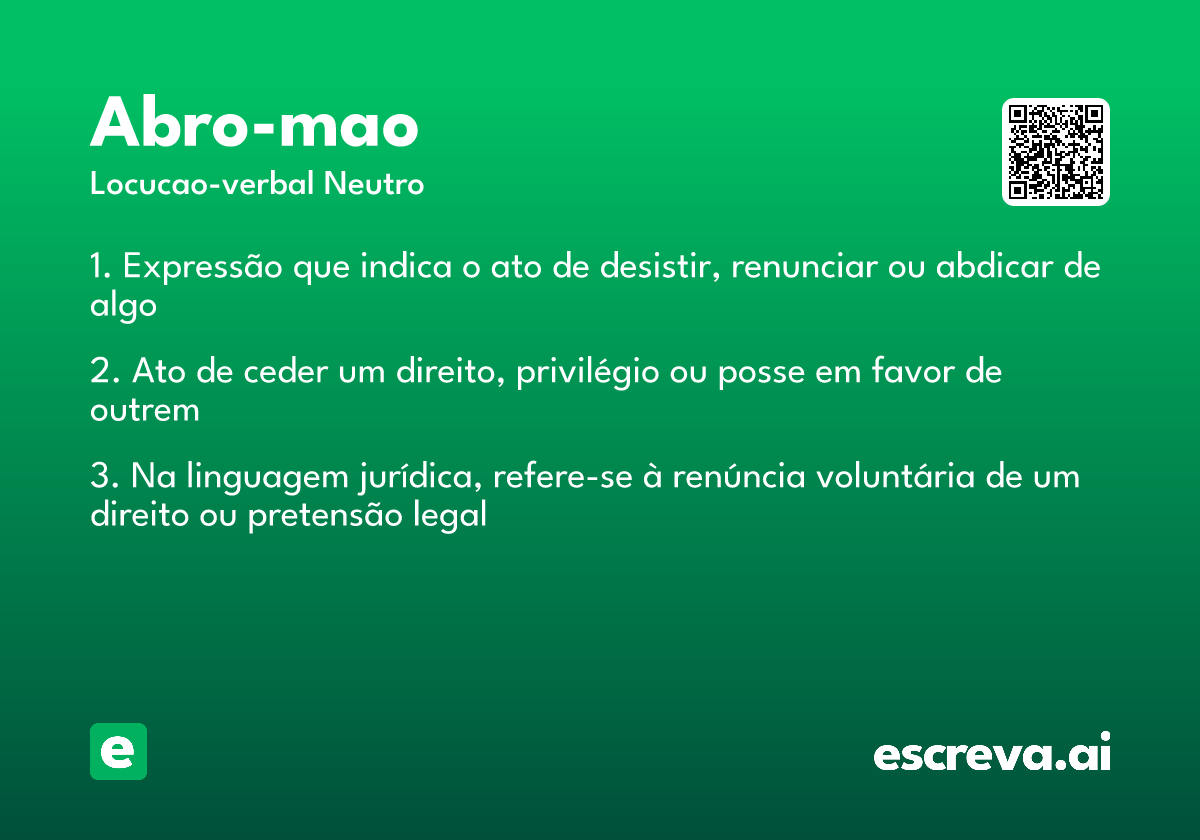 abro-mao