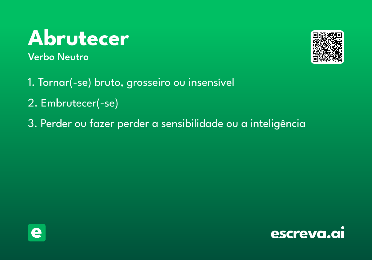 abrutecer