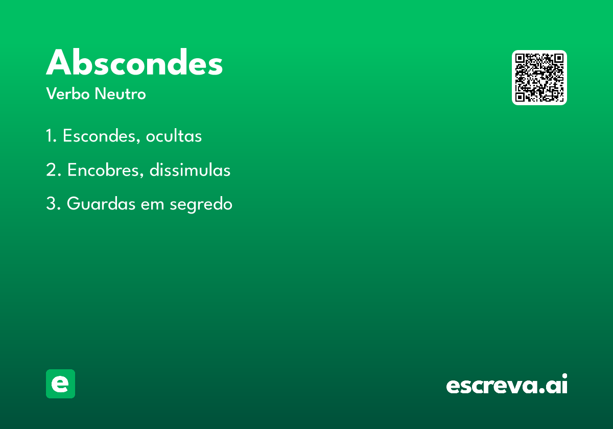 abscondes
