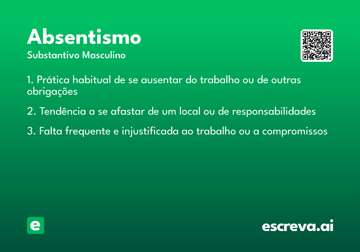 absentismo