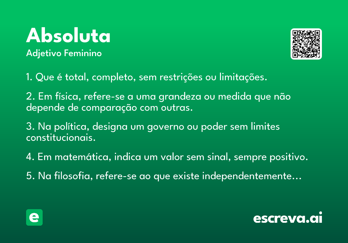 absoluta