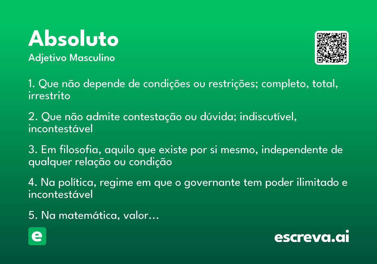absoluto