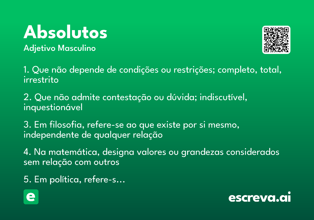 absolutos