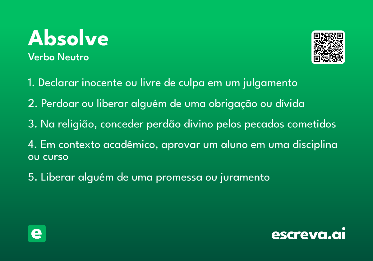 absolve