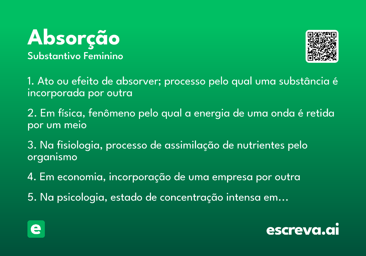 absorção