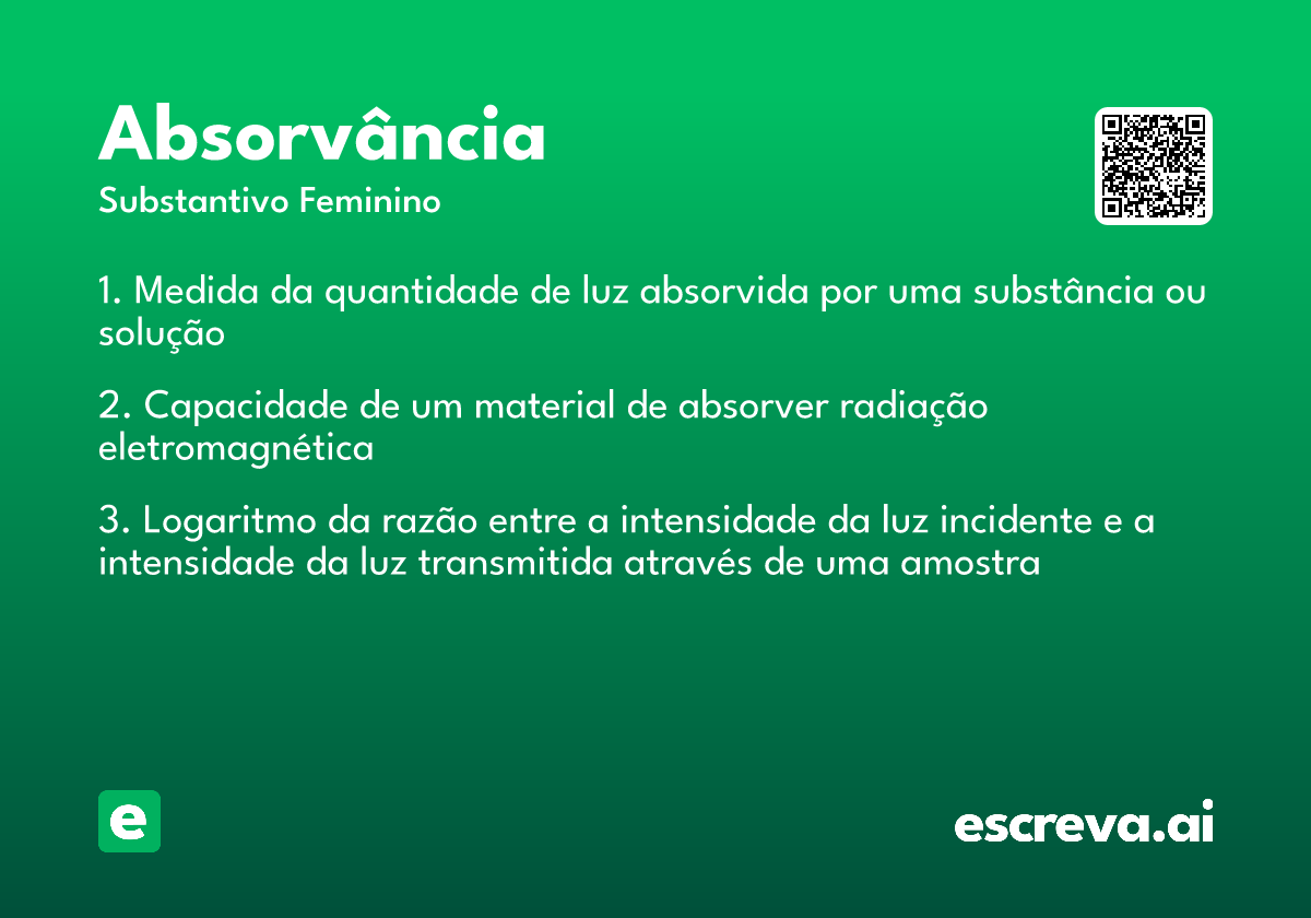 absorvância