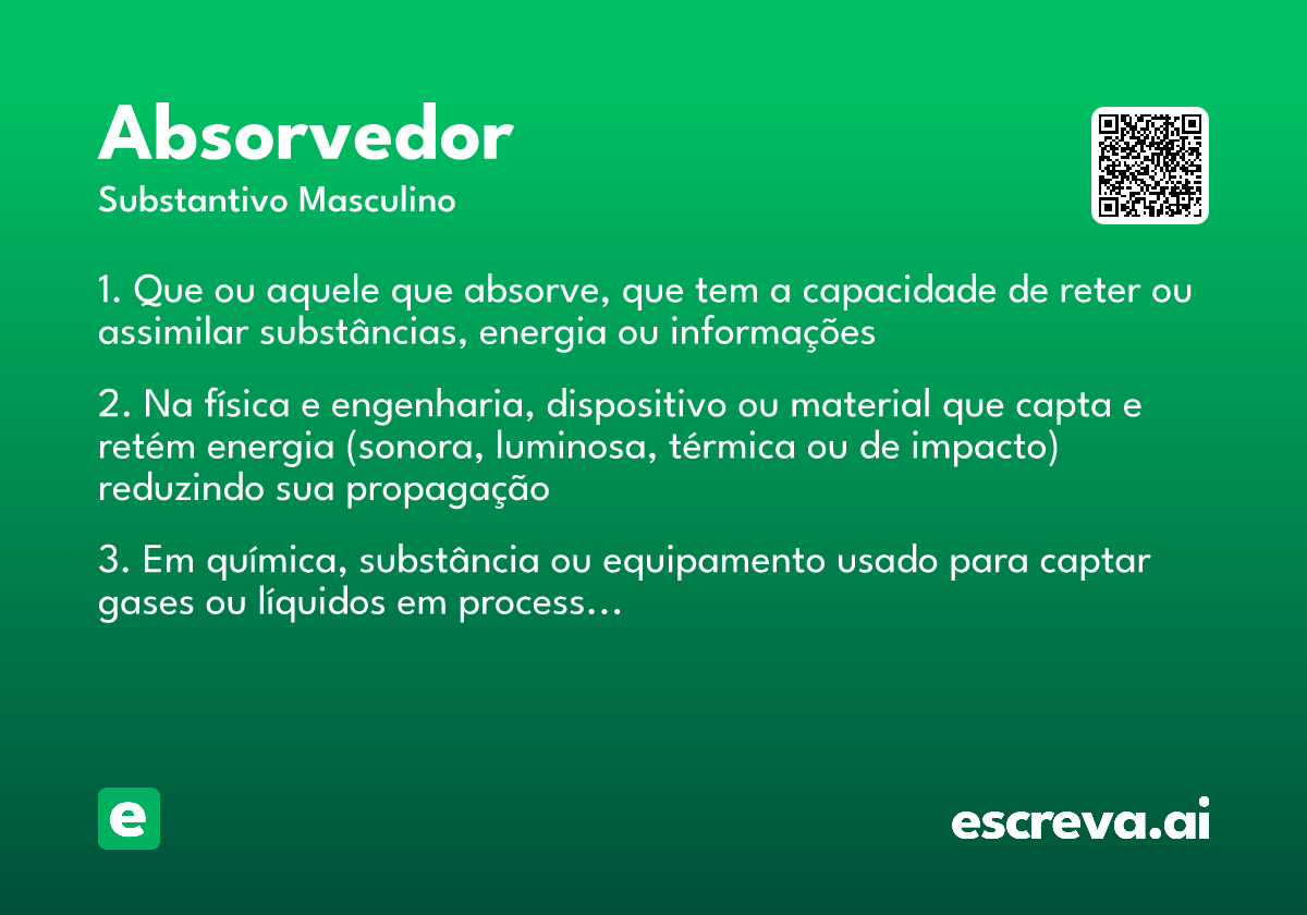 absorvedor