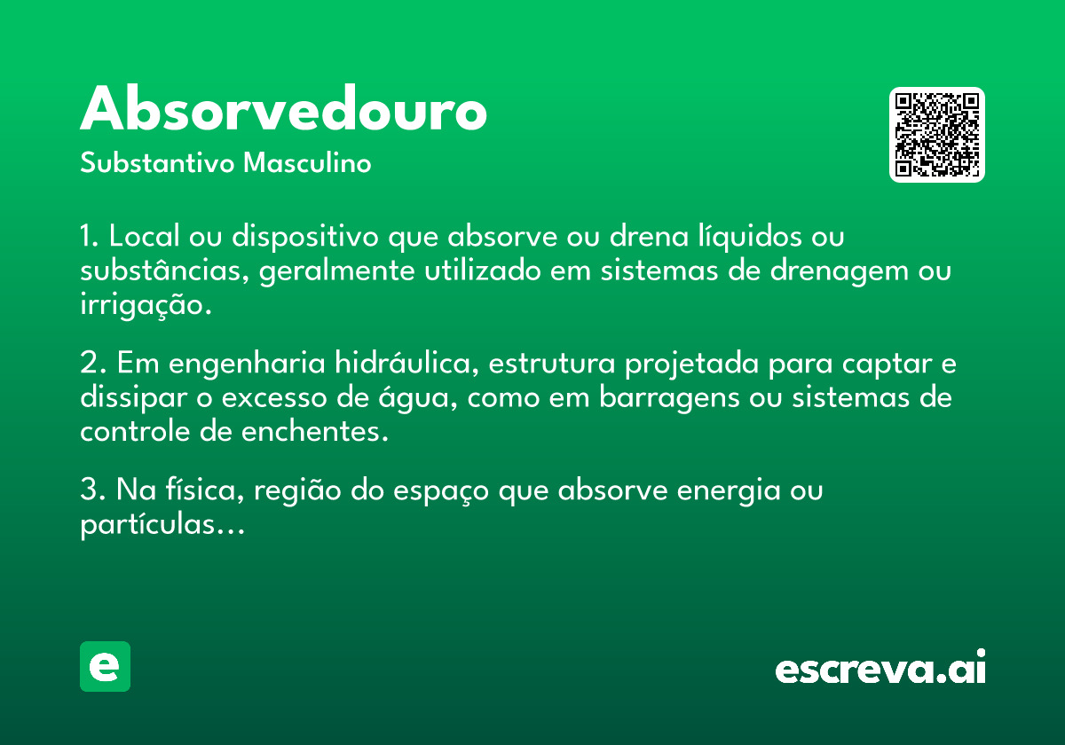 absorvedouro
