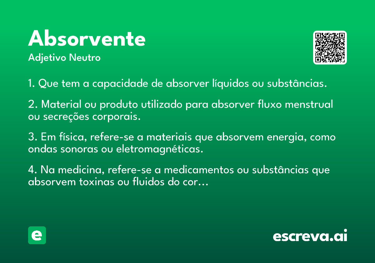 absorvente