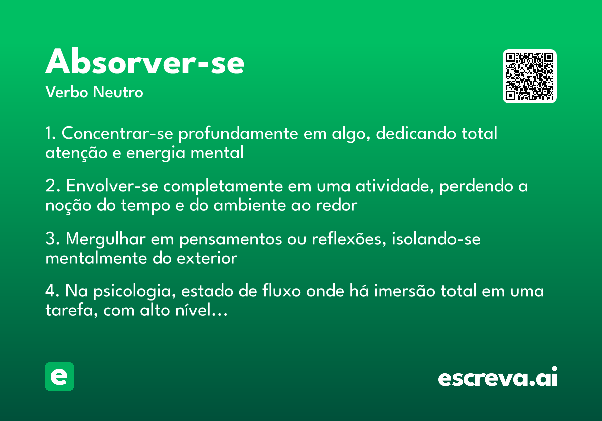 absorver-se