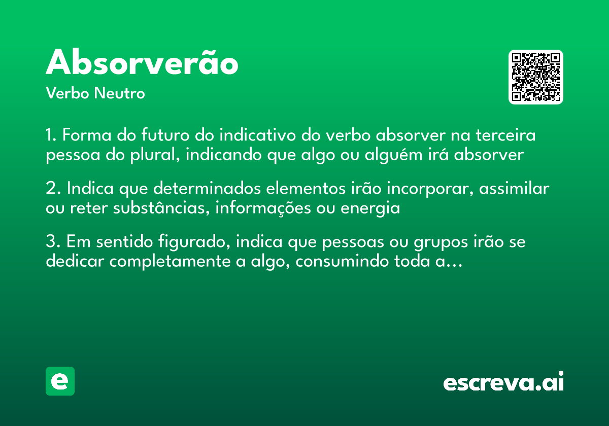 absorverão