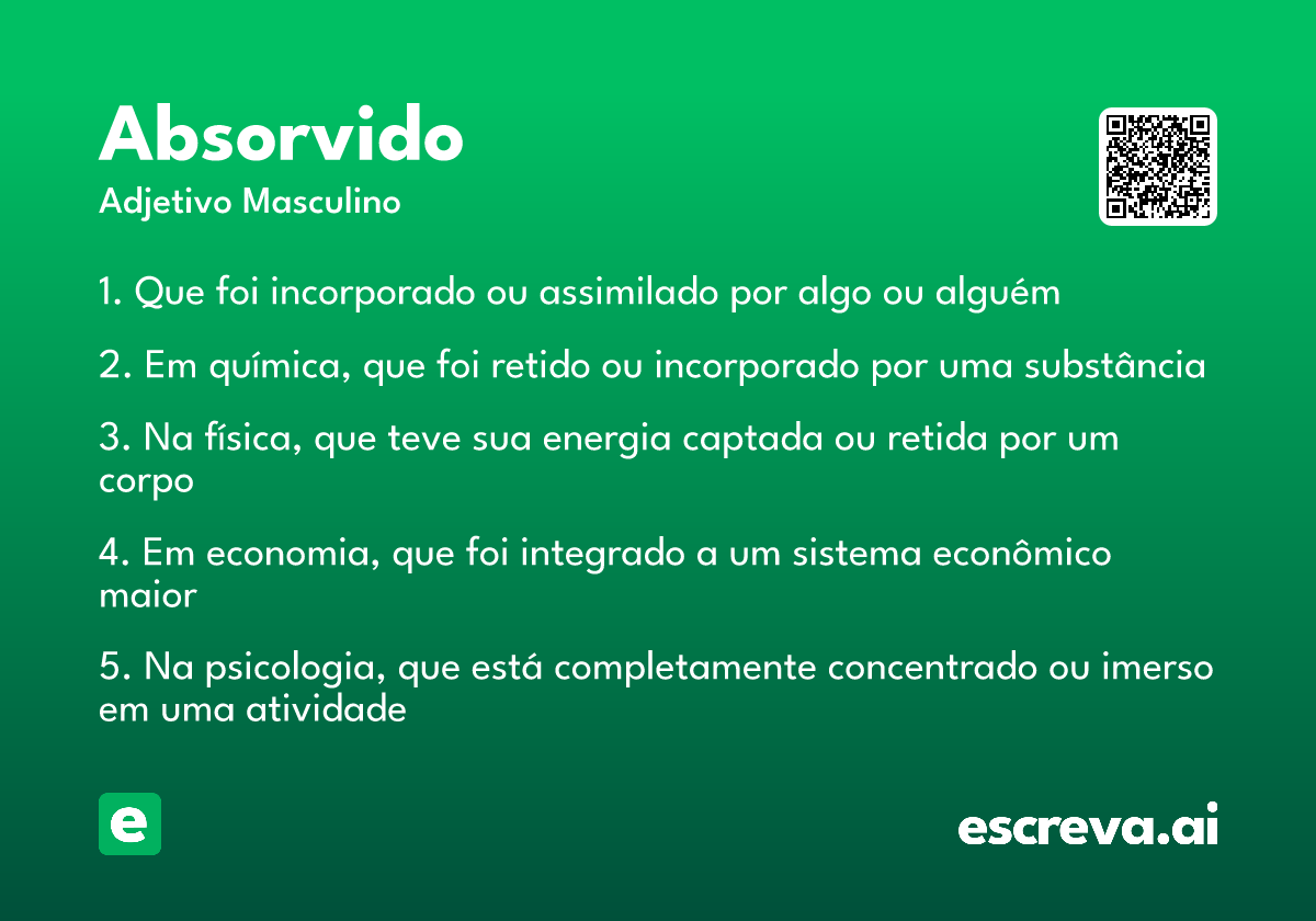 absorvido