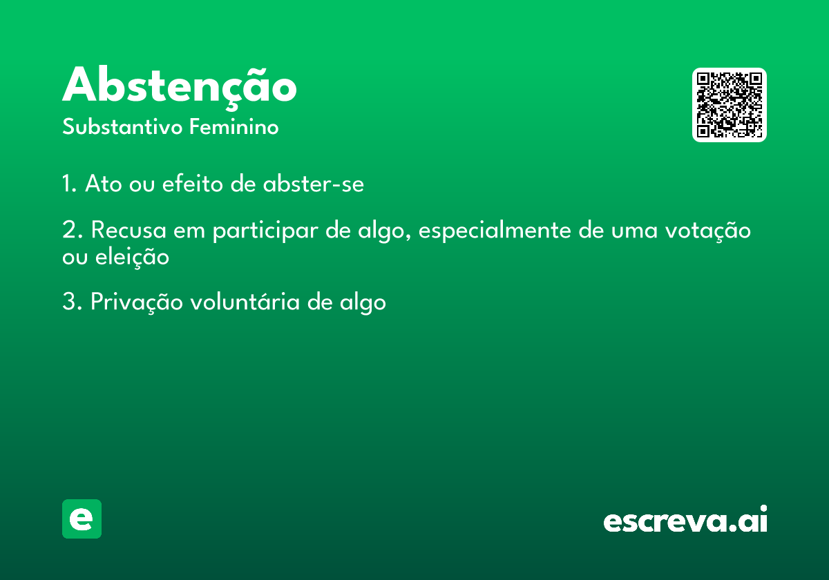 abstenção