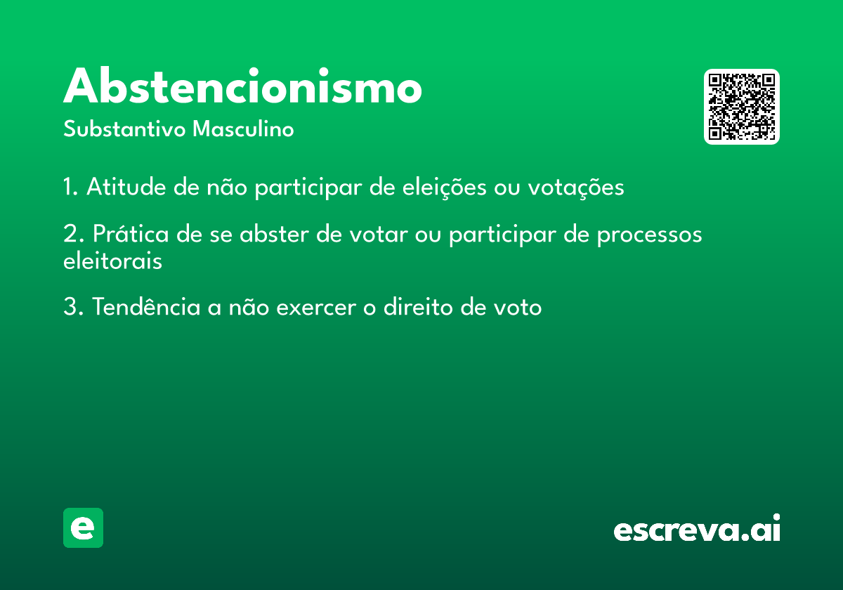 abstencionismo