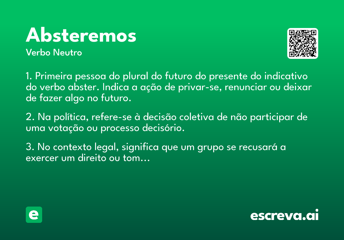 absteremos