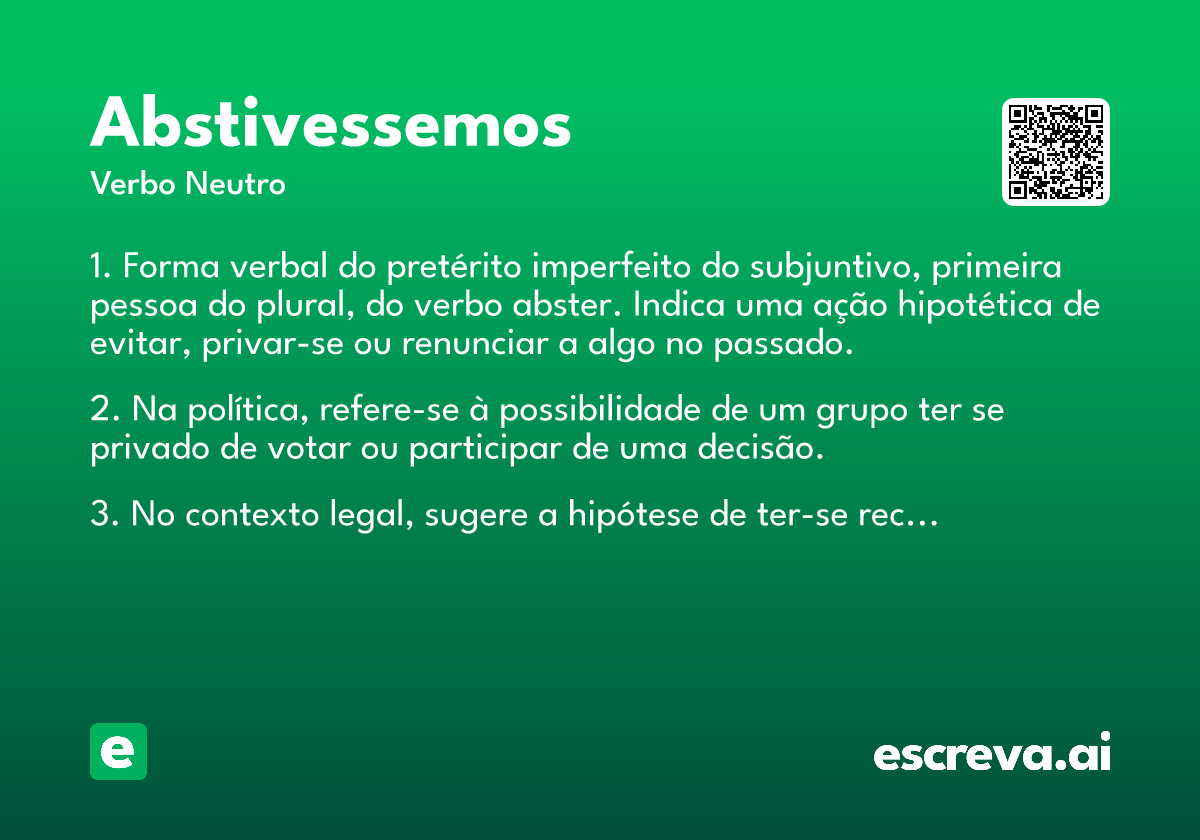 abstivessemos