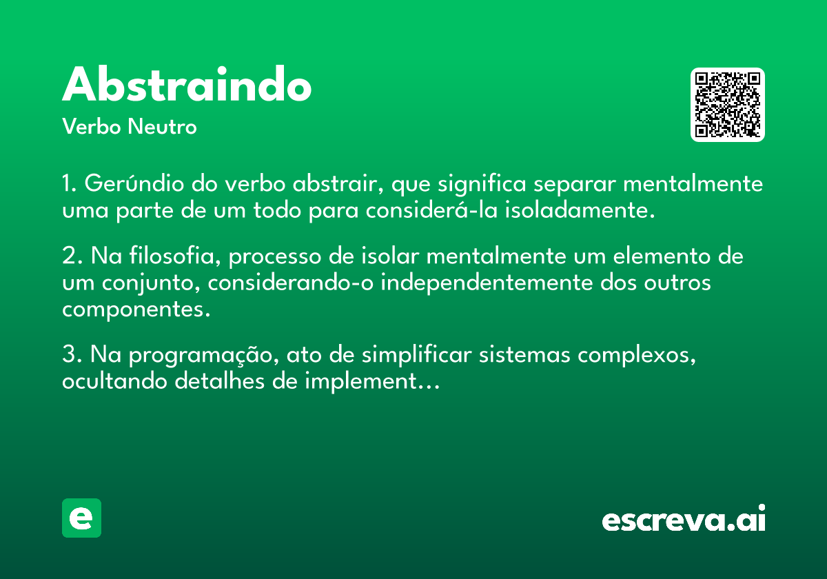 abstraindo