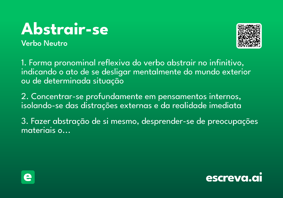 abstrair-se