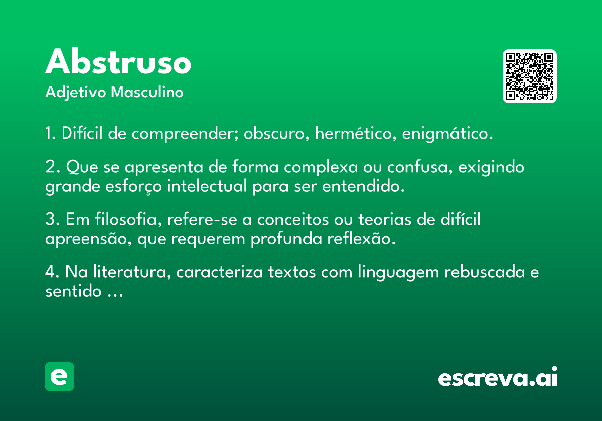 abstruso