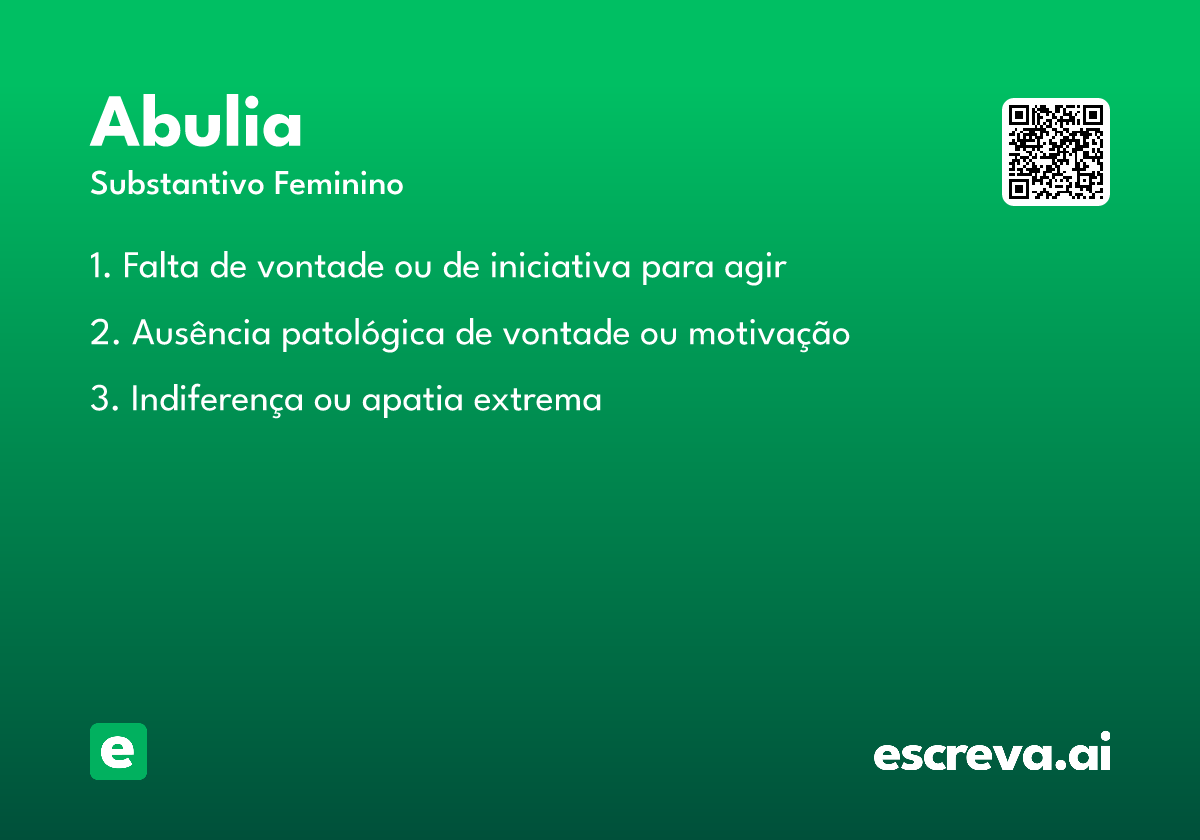abulia