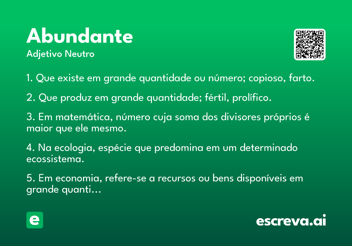 abundante