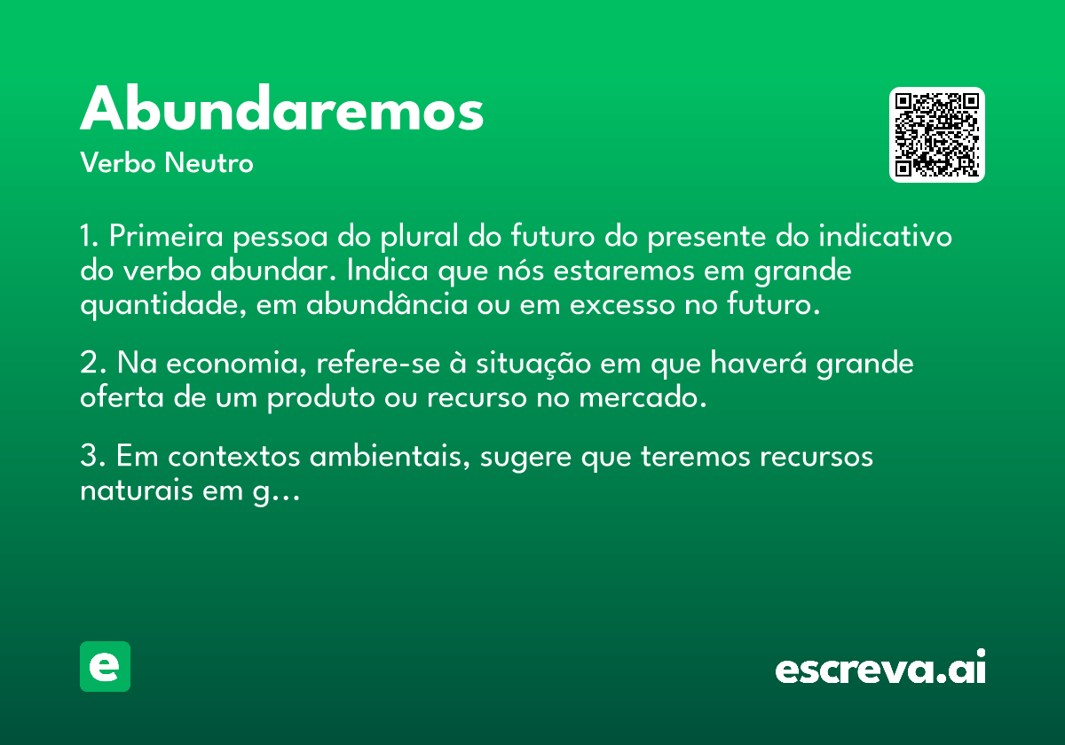 abundaremos