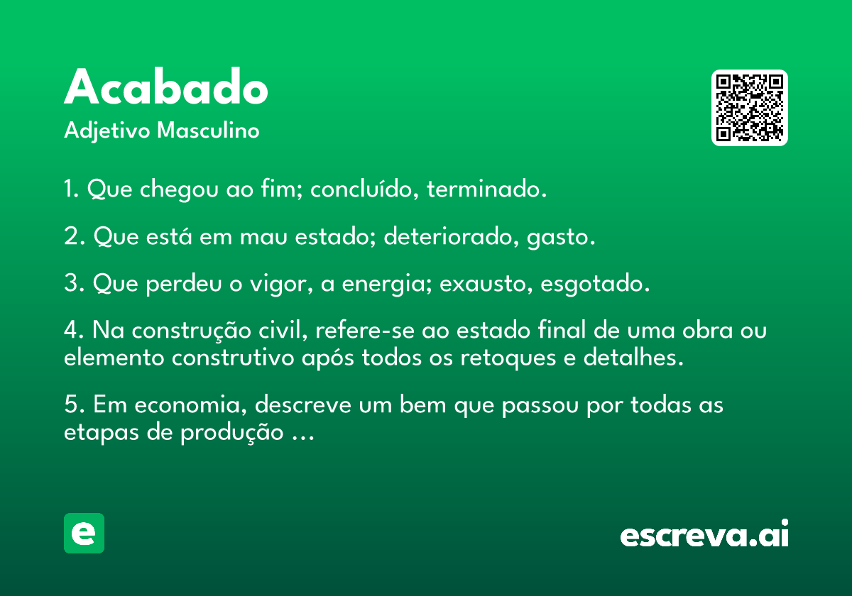 acabado