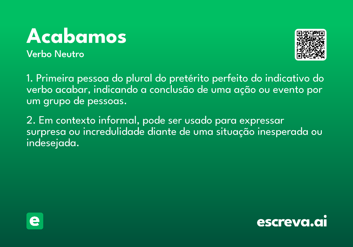 acabamos