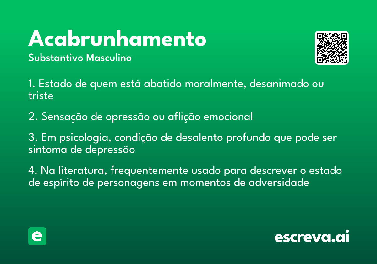 acabrunhamento