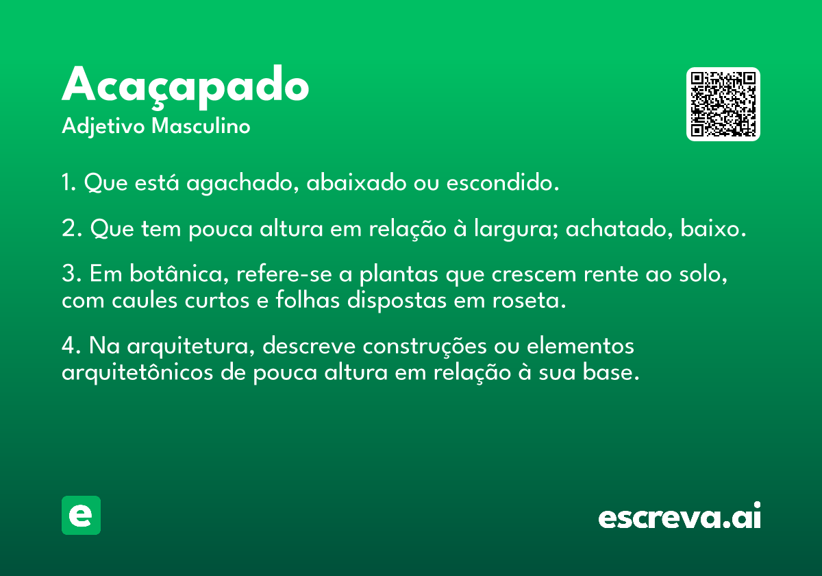 acaçapado
