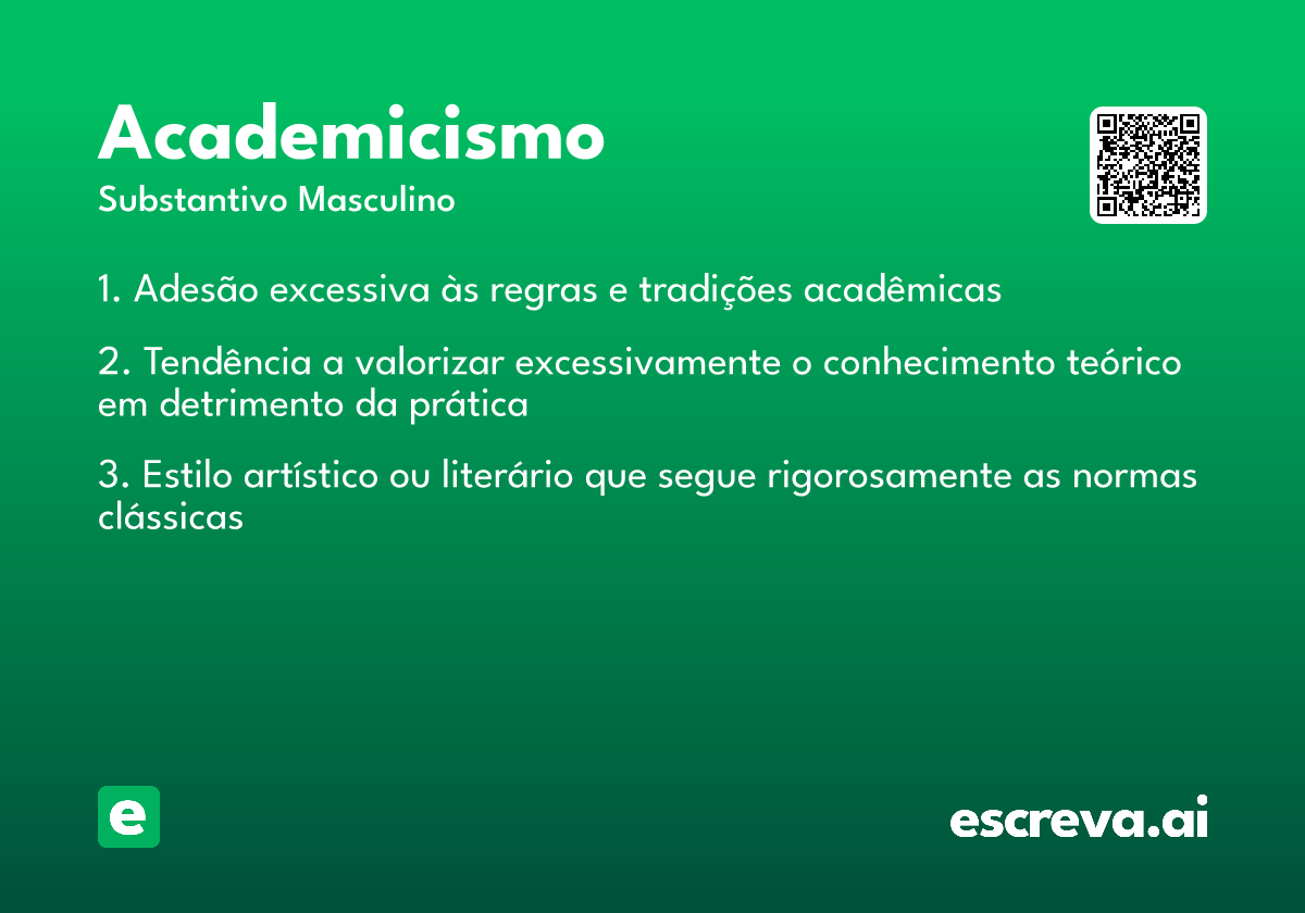 academicismo