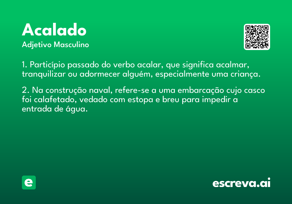 acalado